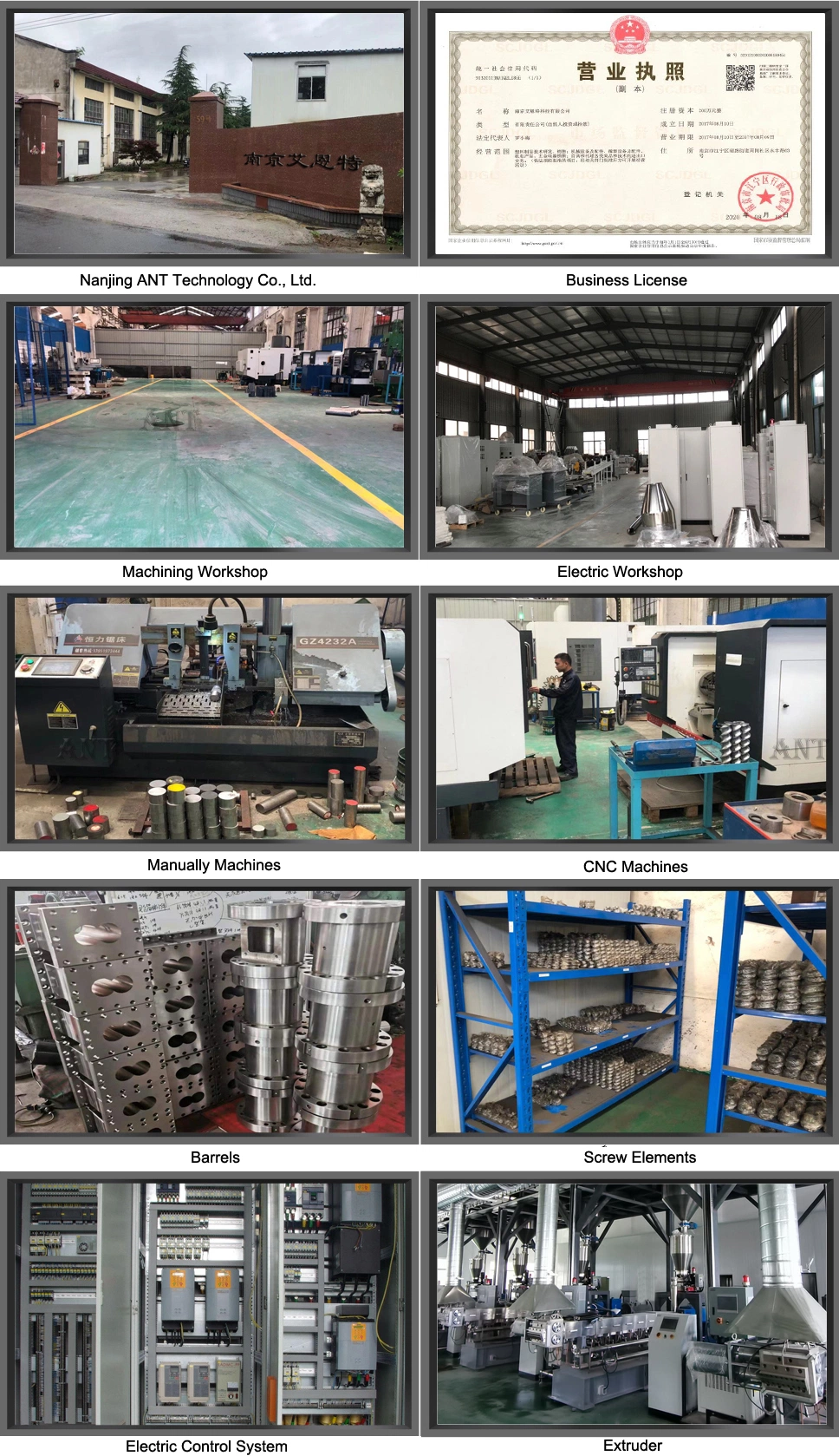 High Abrasion Resistance and Corrosion Resistance Twin-Screw Extrusion Screw Parts of Granulator
