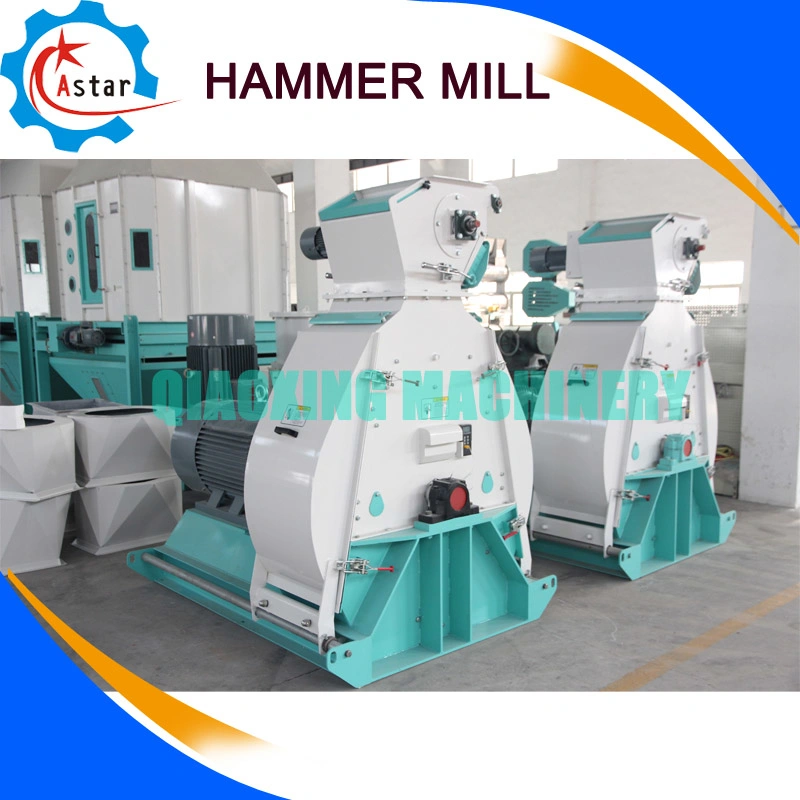 China Supplier Wheat Soybean Corn Hammer Mill with Impeller Feeder for Sale