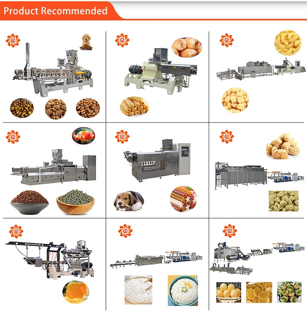 High Automatic Extruded Dog Food Feed Pellet Making Machine Plant Equipment