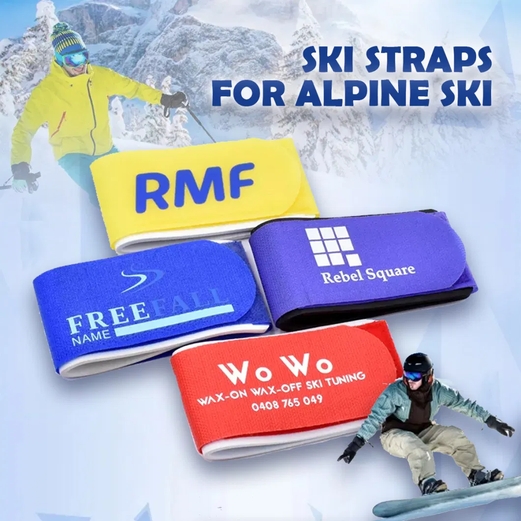 New Design Manufactures Adhesive Snowboard Ankle Hook and Loop Strap