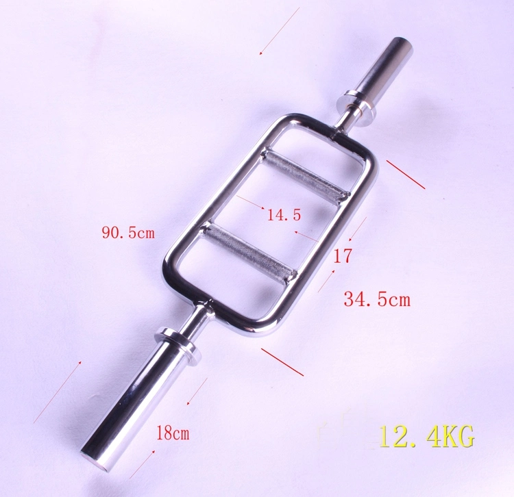 Free Weights Chromed Barbell Bar Hex Trap Bar Weight Lifting