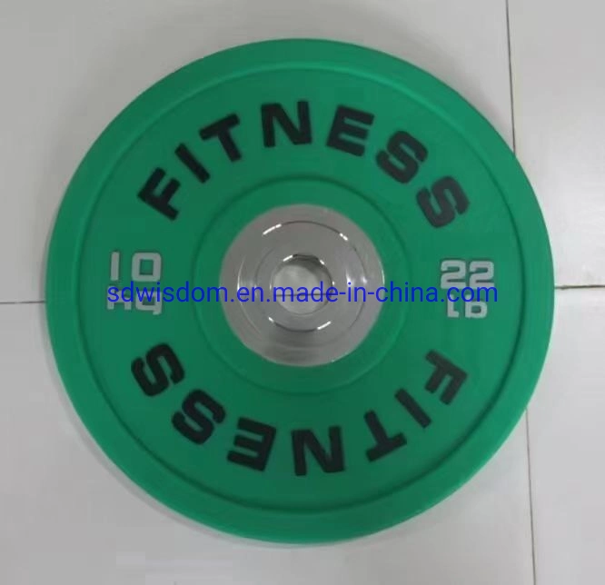 Wisdom Gym Equipment Accessories Weight Rubber Bumper Plates / Barbell Plates
