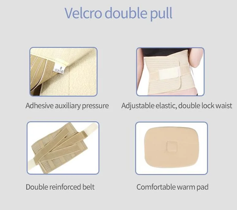 Soft Adjustable Lumbar Back Waist Medical Posture Corrector Support Correction Band