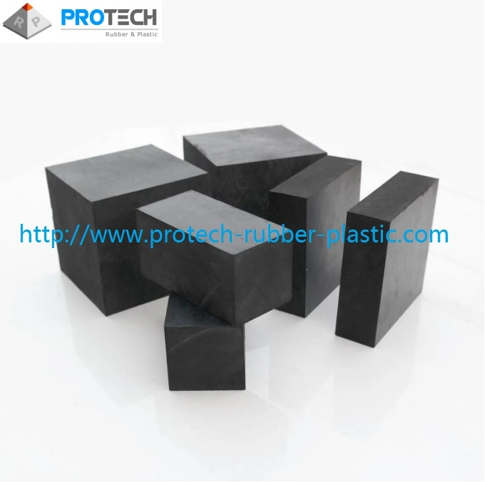 Square Cylindrical Shape Hard Nr EPDM NBR Rubber Shock Absorption