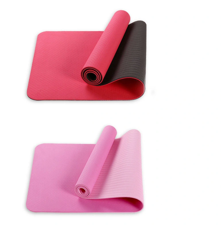 Exercise Gymnastics Anti Slip Eco Friendly Two Sided Waterproof TPE Yoga Mat
