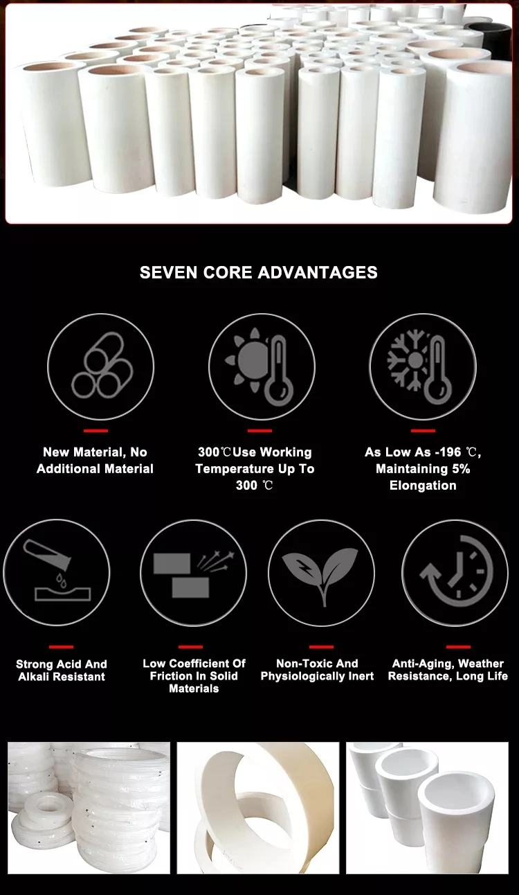 100% Virgin PTFE Tube with Best Chemical Corrosion Resistance Hot Sell