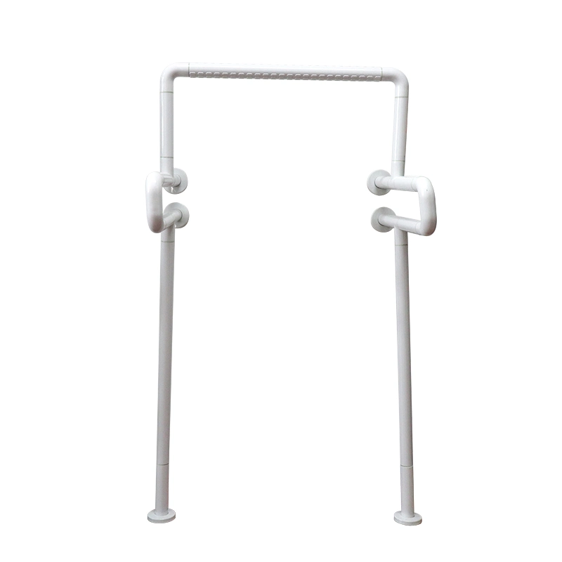 T Shaped Hospital Safety Floor Mounted Toilet Grab Bars