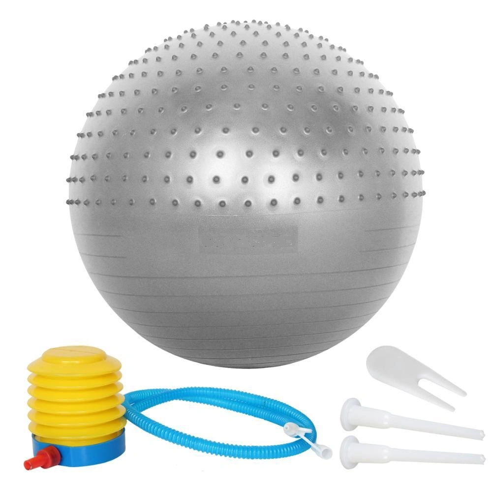 PVC 65cm Eco-Friendly Yogaball Customized Fitness Exercise Gym Burst Exercise Stability Swiss Balance Trainer PVC Yoga Ball