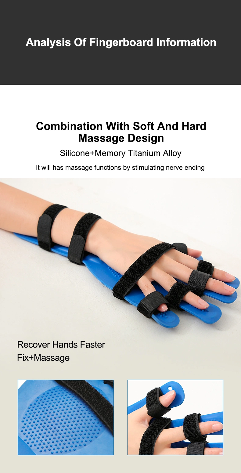 Exercises for Hemiplegia Finger Splint Adjustable Hand Support Straighten