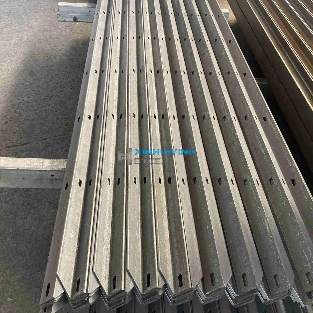 Hot Rolled L Shape Equal Steel Shaped Angle Iron Bar for Construction with Holes, Steel Angle Iron Angle Steel