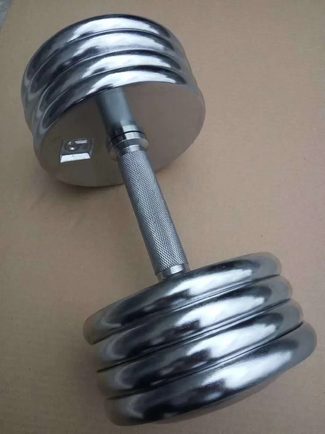 New Arrival OEM Factory Gym Club Used Dumbbell Gym Lifting Body Building Fitness Equipment Electroplate Chrome Polished Dumbbell