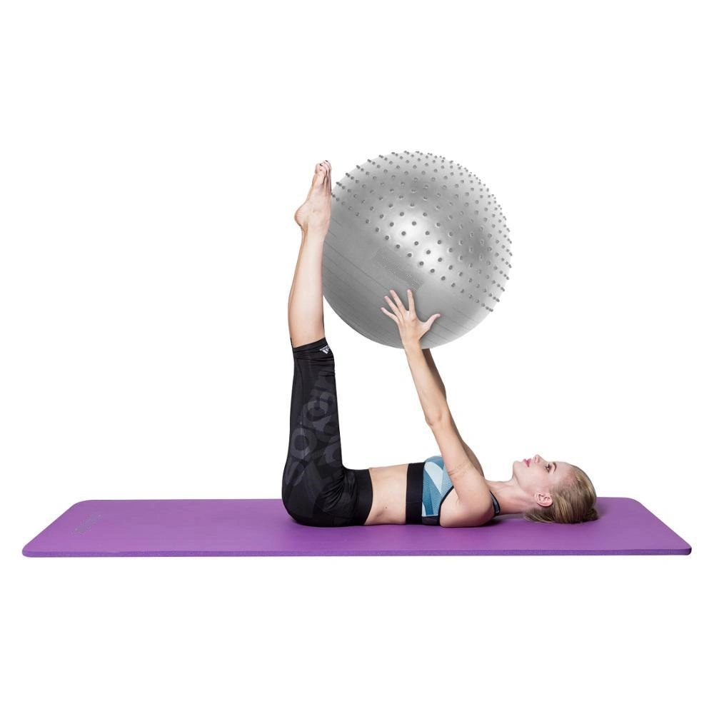 PVC 65cm Eco-Friendly Yogaball Customized Fitness Exercise Gym Burst Exercise Stability Swiss Balance Trainer PVC Yoga Ball