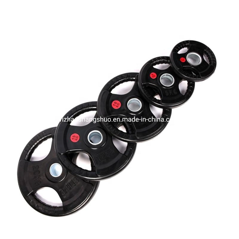 Wholesale 2 Inch Weight Plates for Weightlifting and Strength Training Cheap Gym Cast Iron Rubber Bumper 20kg Weight Plates
