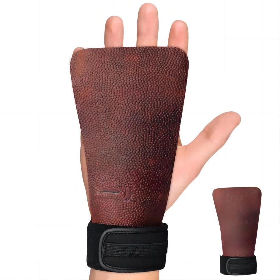 Durable Protective Leather Workout Glove Non-Slip Weight Lifting Gloves Hand Grips