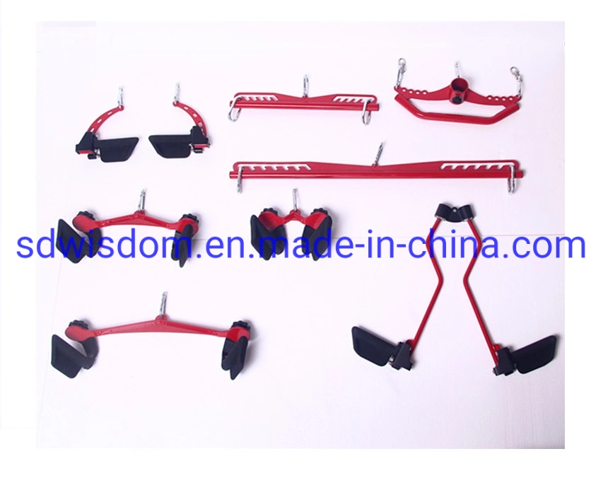 Gym Equipment Body Slimming Sports Equipment Professional Lat Pulldown Bar Handle 8PCS