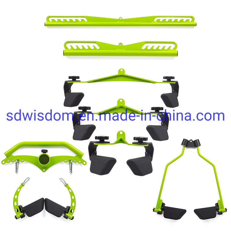 Gym Equipment Body Slimming Sports Equipment Professional Lat Pulldown Bar Handle 8PCS