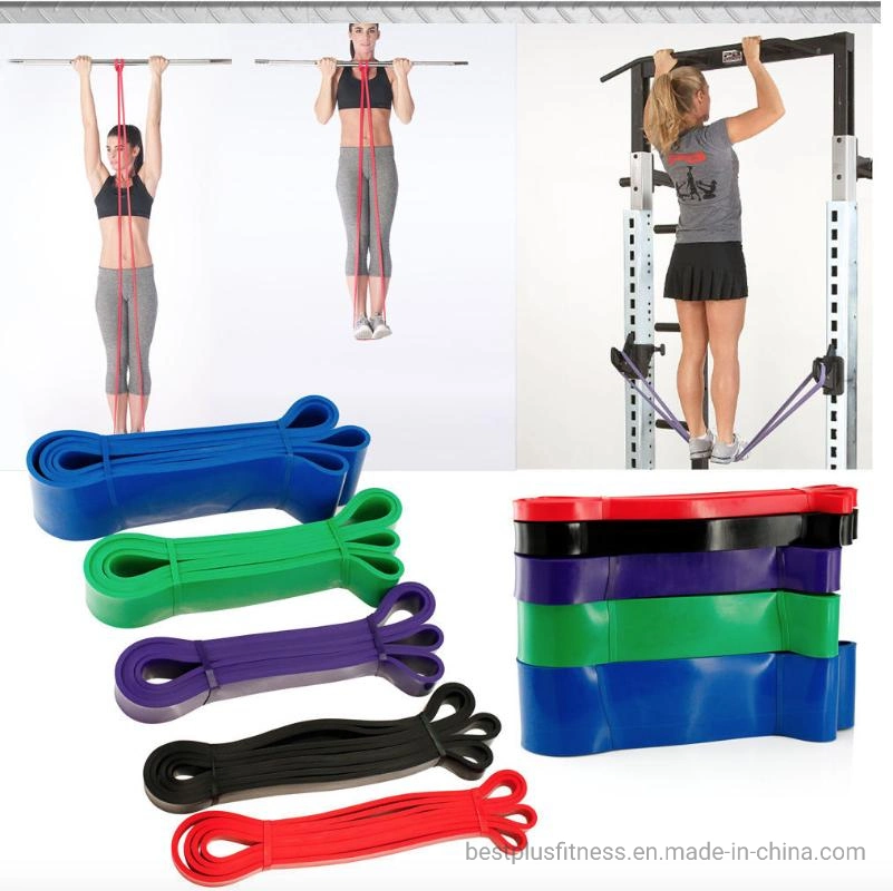 Fitness Pulling up Training Latex Resistance Yoga Exercise Bands for Home Gym Workout Sports