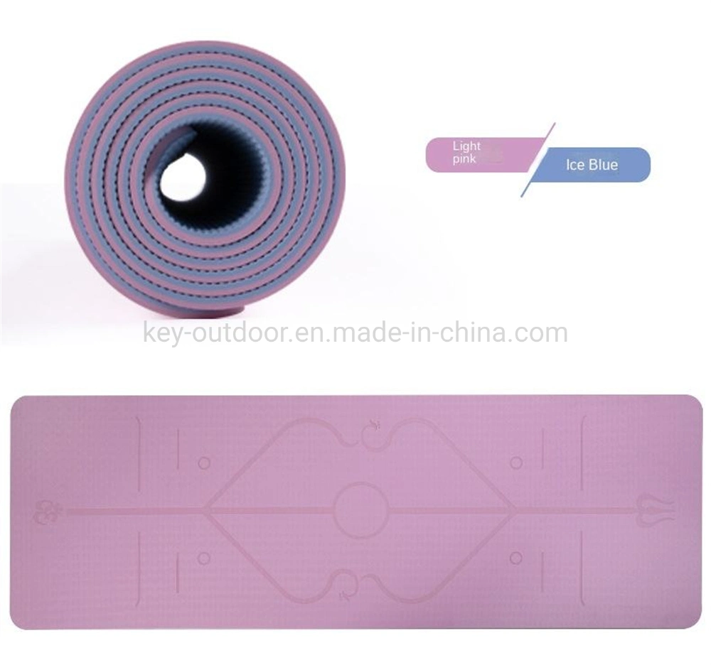 Custom Color EVA Smart Travel Blocks and Balancefrom 10 mm Thick Non Slip TPE Yoga Fitness Exercise Pad Mat