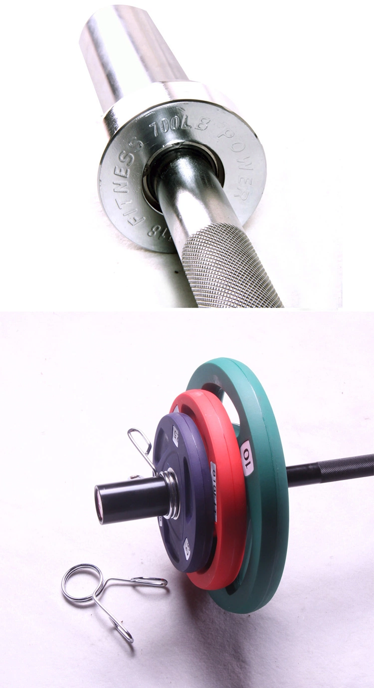 Fitness Lifting Weight Electroplate Power Lifting Body Building Barbell Bar for Gym