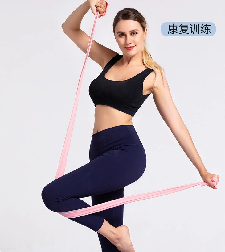 Home Yoga Elastic Latex Tension Tablet Fitness Resistance Band Strength Training