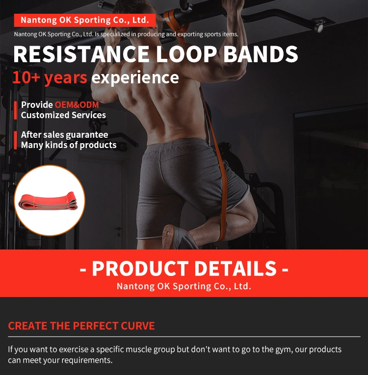 Fitness Custom Printed Latex Exercise Make Your Own Elastic Bungee Handles Pilates Grip Booty Loop Resistance Bands