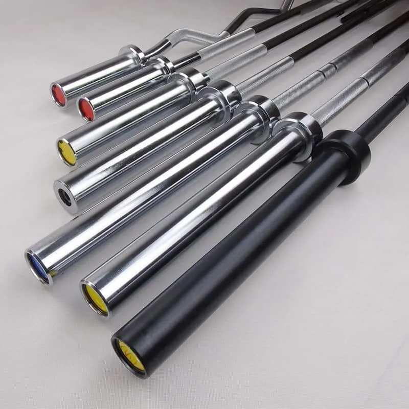2.2m Olimpic Chrome Weight Lifting Barbell Bar for Body Building Gym Equipment