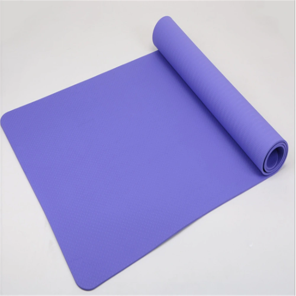 Natural Rubber Eco Friendly 15mm Thick Mat Custom Printed Yoga Mat TPE Exercises