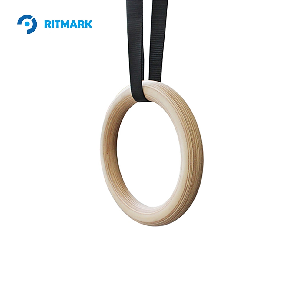 Lightweight Wooden Gym Rings for Easy Travel Fitness Routines