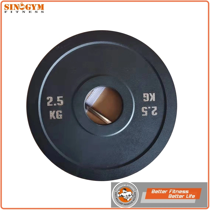 Color Coded Powder Coated Solid Steel Barbell Weight Plate