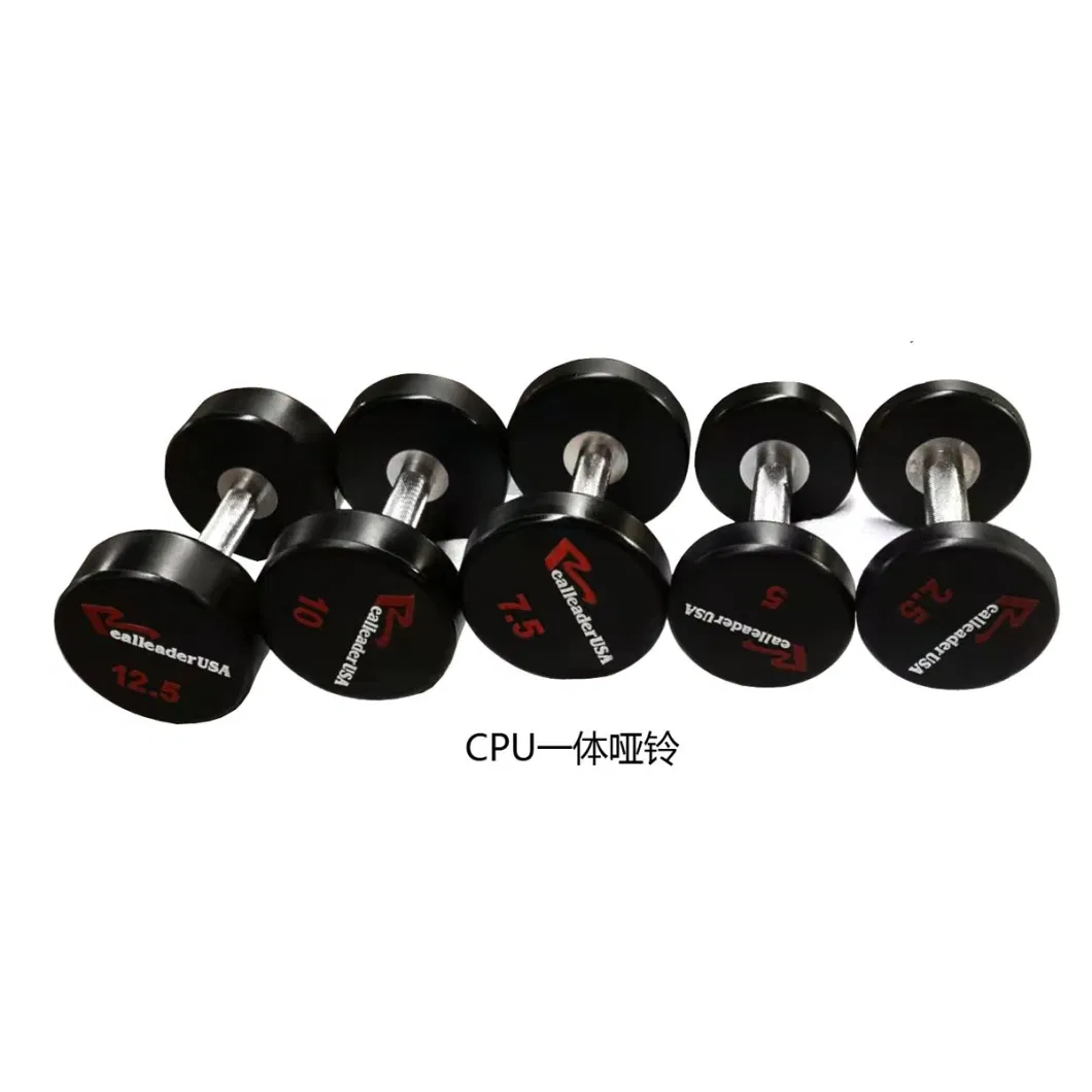 CPU Coated Solid Steel Cast Hex Weights Dumbbells for Muscle Toning, Full Body Workout, Home Gym