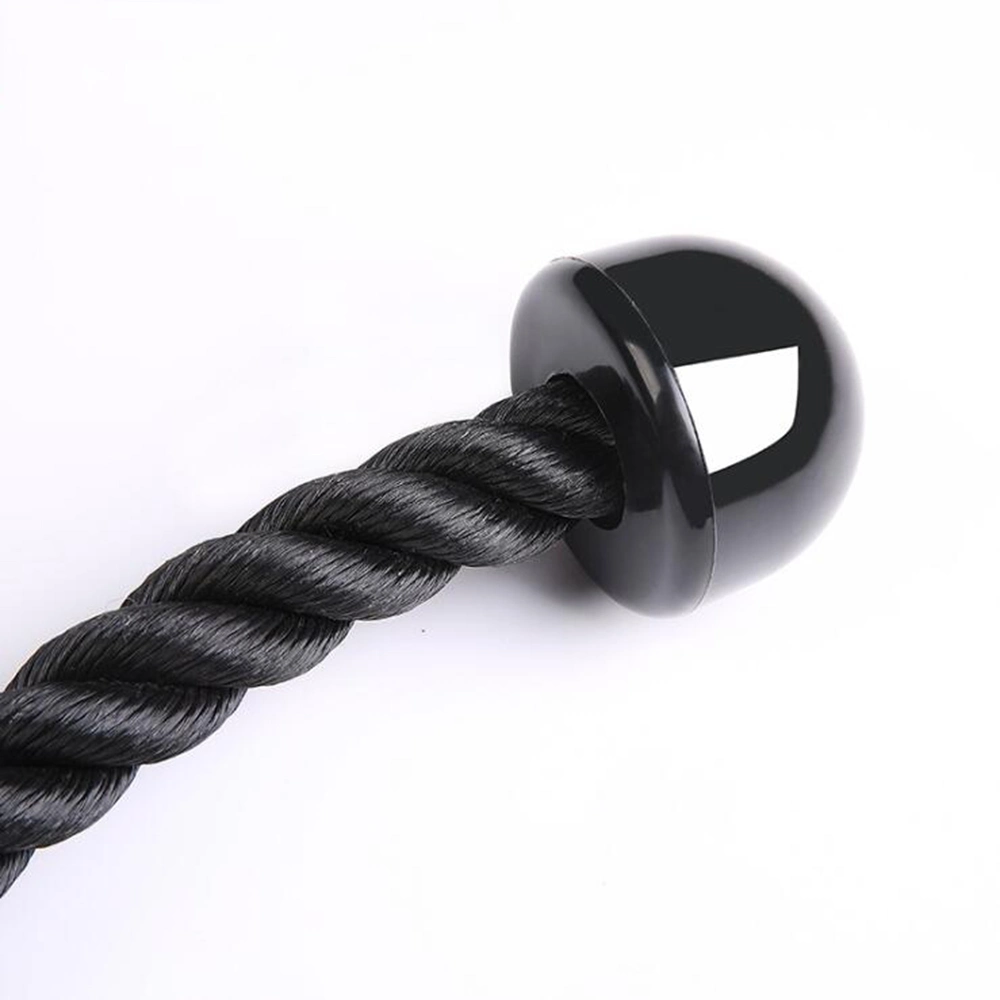 Universal Triceps Rope Pull Down, 27-Inch Heavy Duty Coated Nylon Rope Muscle Tension Rope Fitness Resistance Band Esg13173