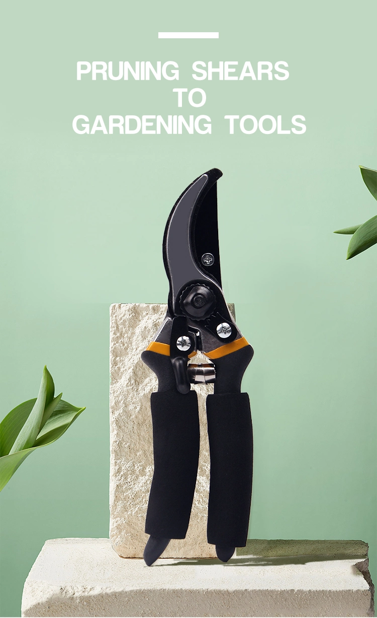 Best-Selling Pruning Shear Scissors Garden Tools Plant Sharp Branch Pruners Protection Hand in Stock