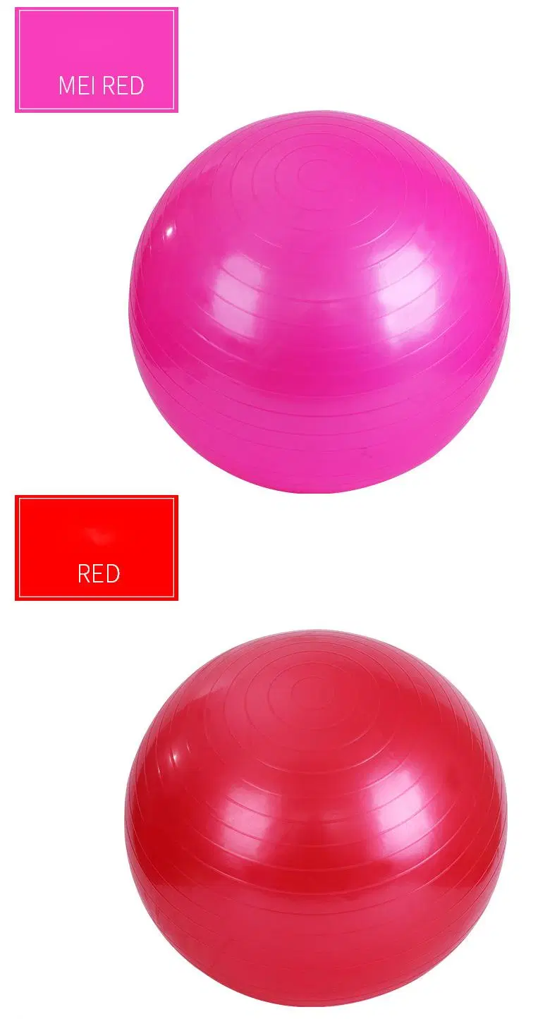 Sporting Goods 65cm Colorfur Silicone Yoga Exercise Massage Fitness Yoga Ball for Body Release