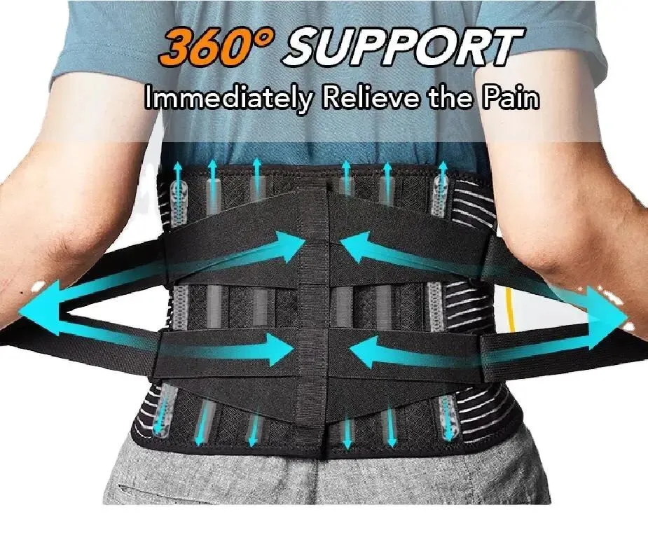 Adjustable Medical Waist Belt Lumbar Lower Back Brace Elastic Waist Belt Support