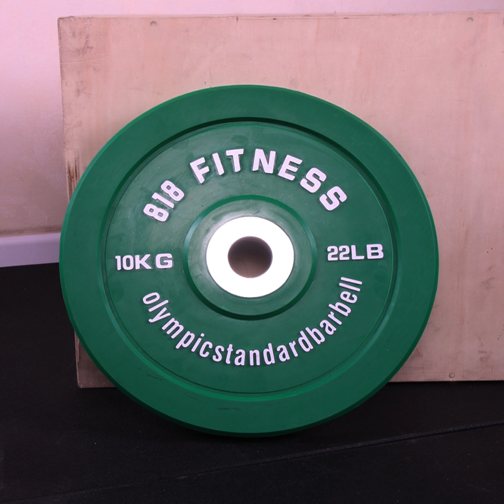 Gym Equipment Bumper Rubber Weightlifing Barbell Weight Plates