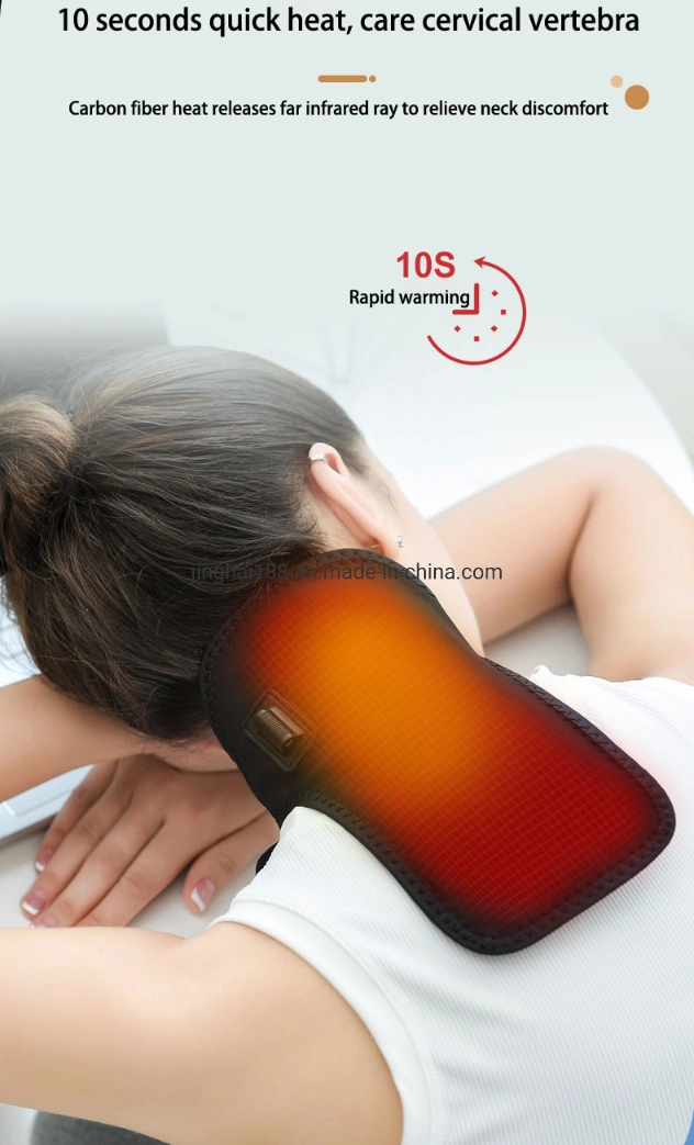 New 5V Electric Heating Neck Wrap, Adjustable Neck Heating Pad for Headache Stiff Neck Pain Relief and Warmer