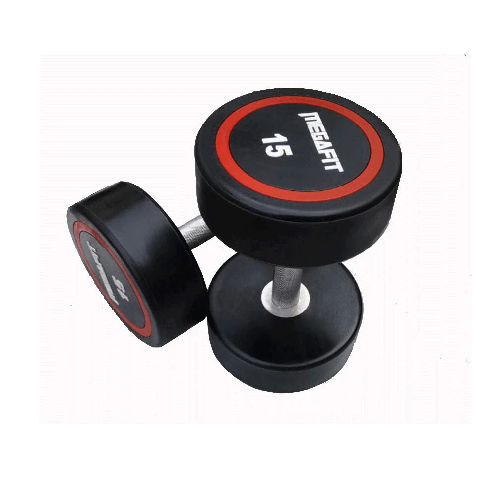 CPU Coated Solid Steel Cast Hex Weights Dumbbells for Muscle Toning, Full Body Workout, Home Gym