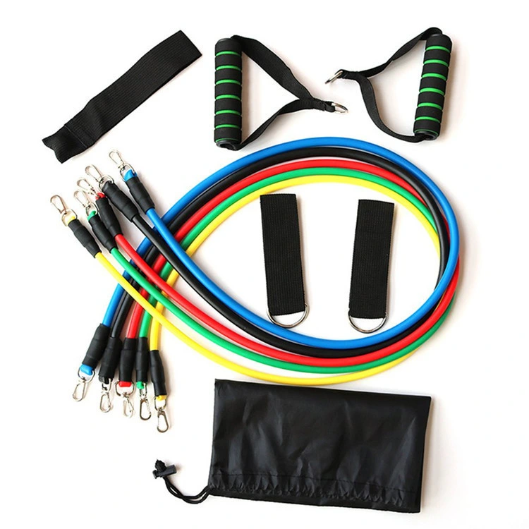 Home Use Exercise Workout Tube Set 11 Piece Resistance Band