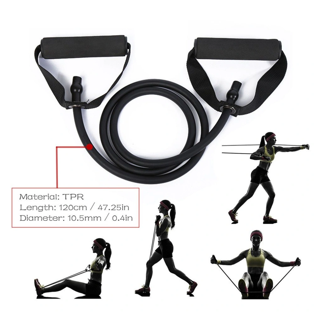 5 Levels Resistance Bands with Handles Yoga Pull Rope Elastic Fitness Exercise Tube Band