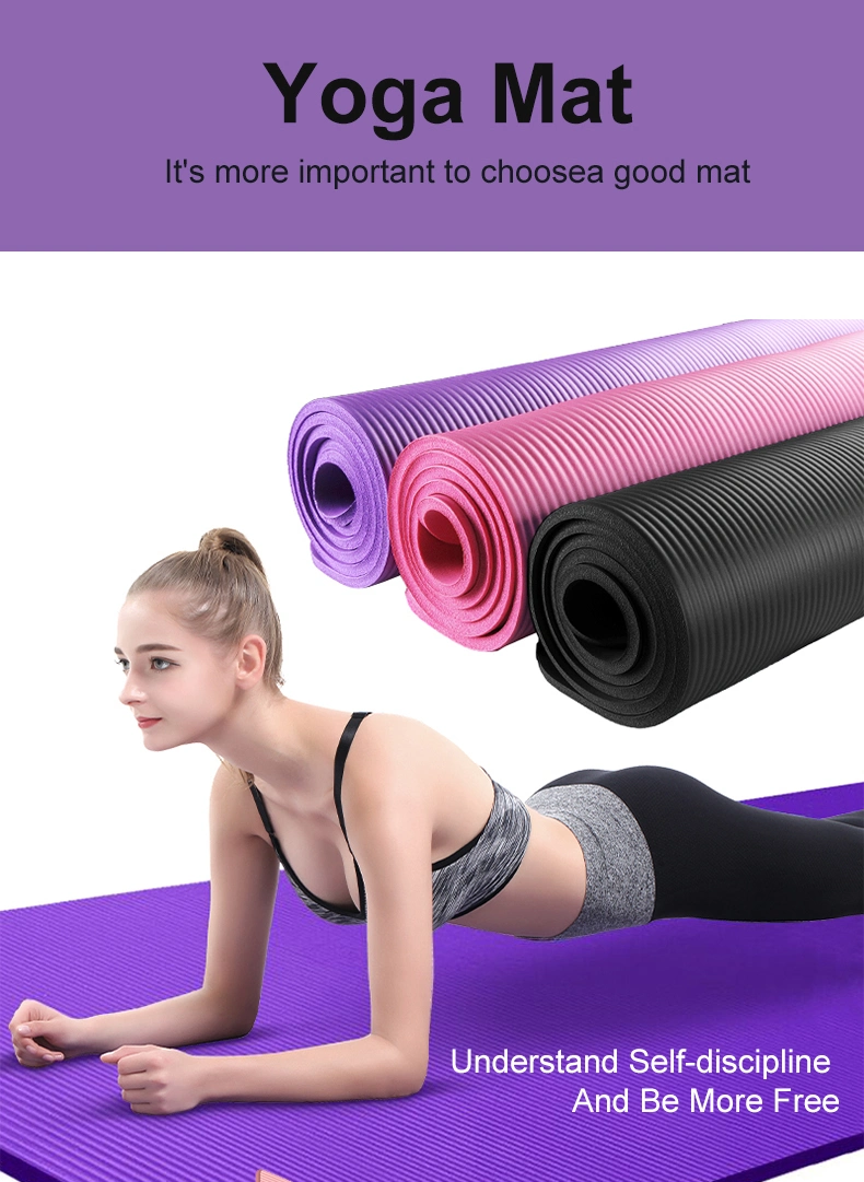 Hot Sale Exercise Thick Custom Logo Print Non Slip PU Natural Rubber Yoga Mat