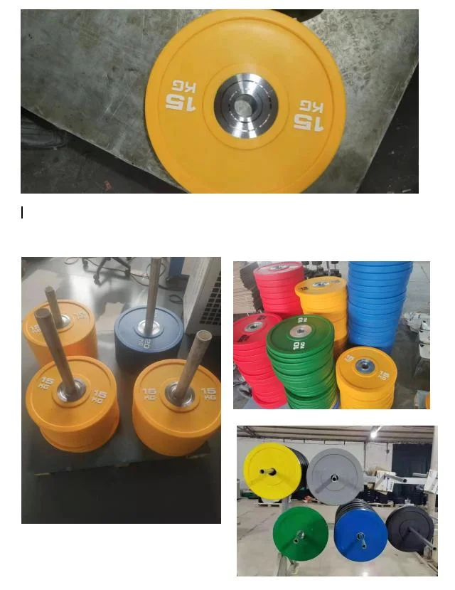 Rubber Barbell Bumper Weight Plates