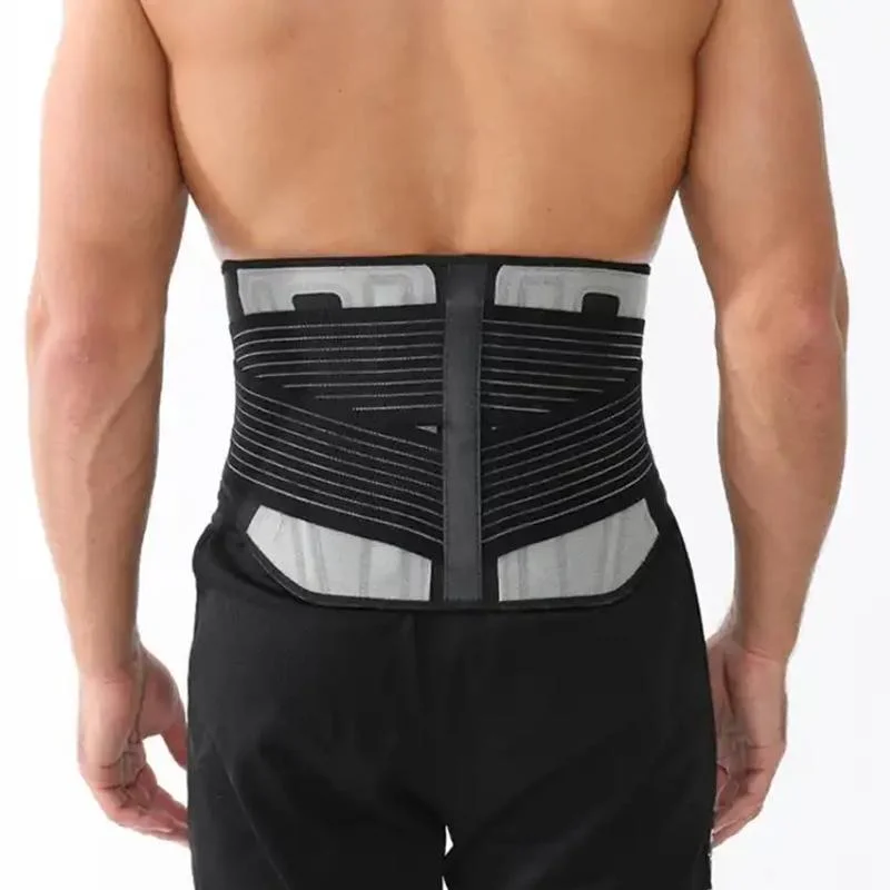 Dual Adjustable Elastic Back Support Non-Slip Waist Support