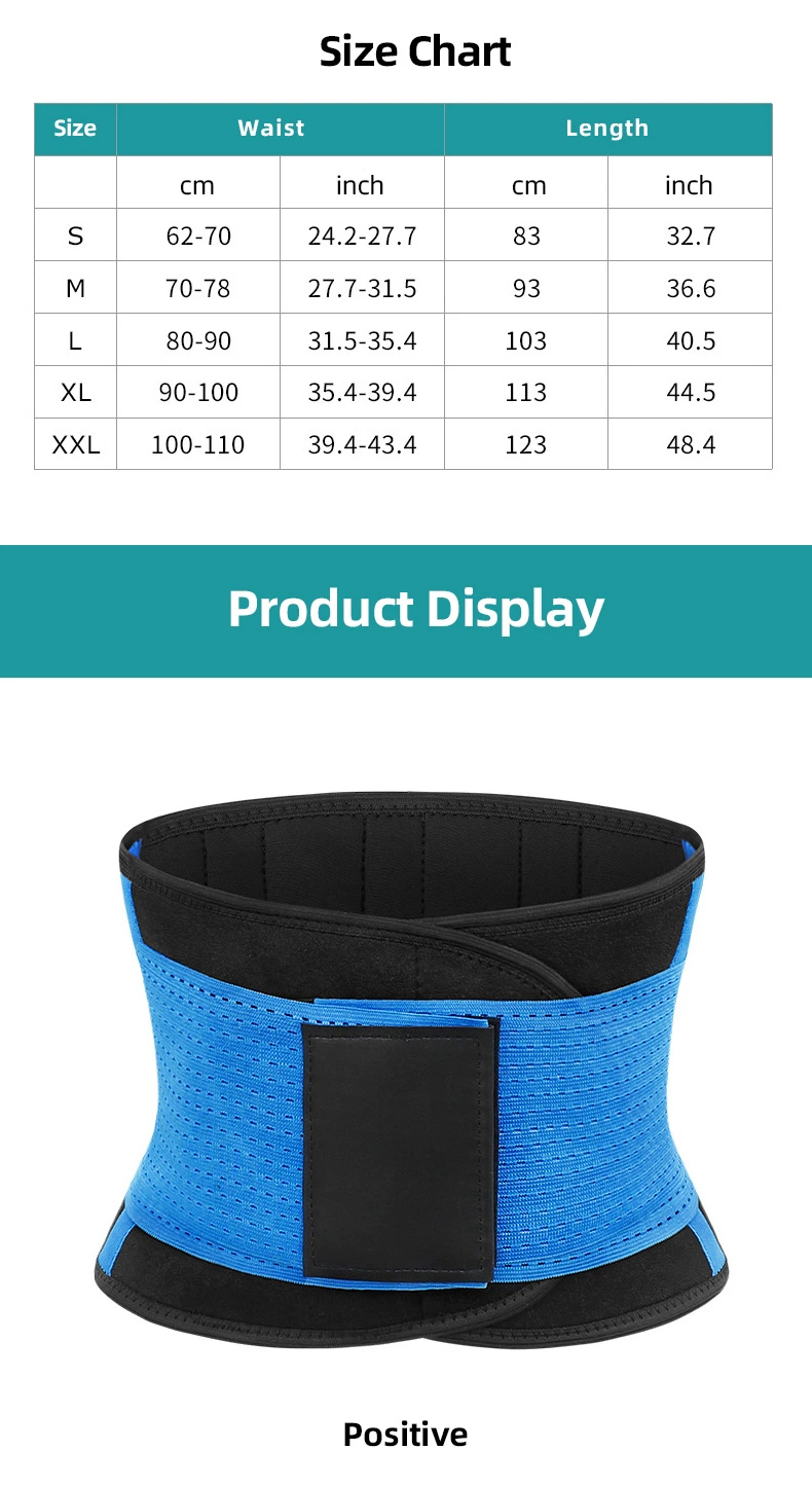 Comfortable Fitness Waist Support Belt for Patients with Back Pain or Outdoor Sports