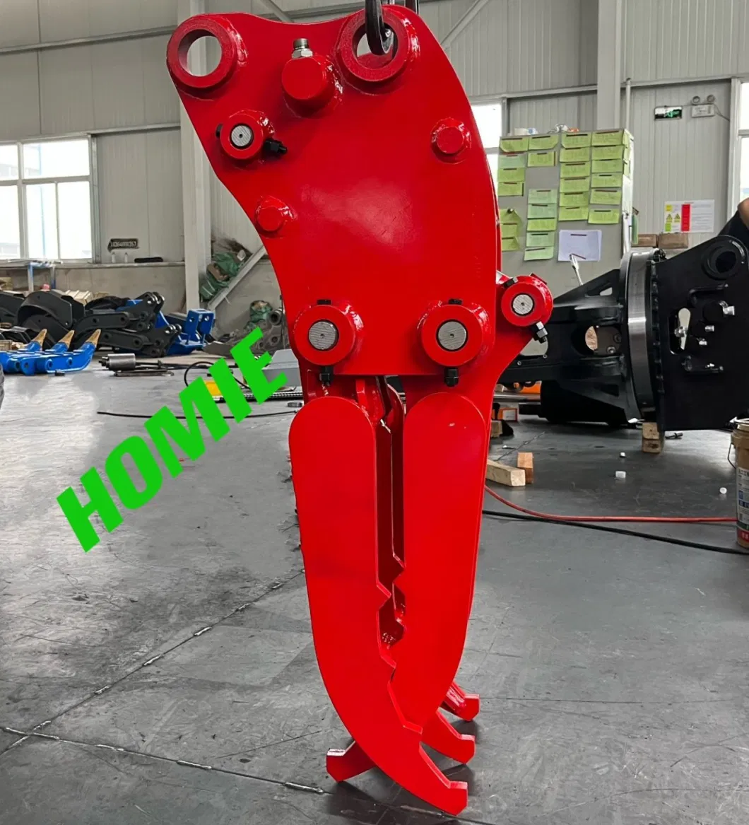 Hot Sale Mini Excavator Attachments Hydraulic Grapple for Stone Waste Material