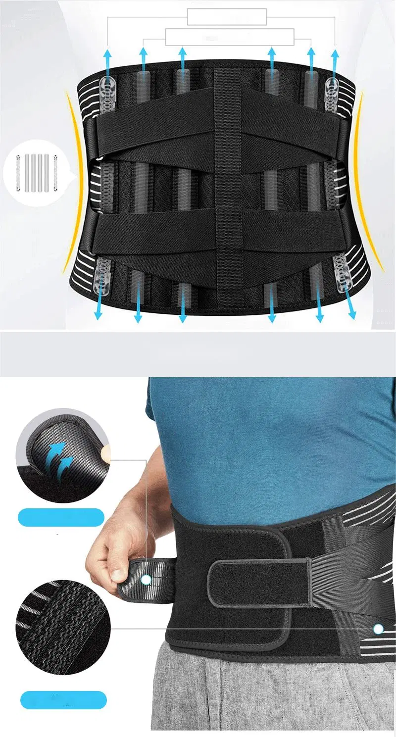 Adjustable Sports Workout Fitness Back Lumbar Support Sweat Belt Mesh Neoprene Waist Trimmer Slimming Belt