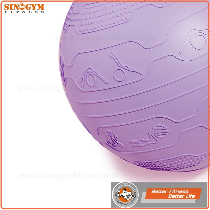 Durable Anti-Burst and Slip Resistant Yoga Pilates Exercise Ball