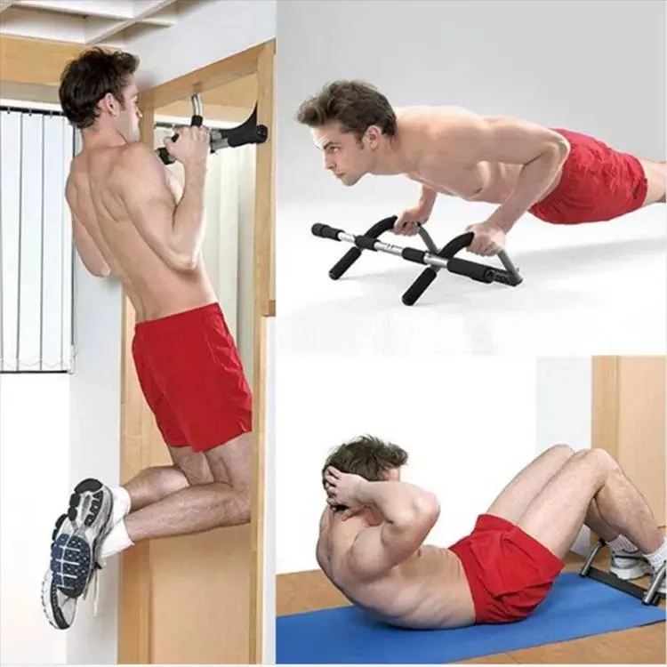 Adjustable Chin up Bar Exercise Home Workout Gym Training Door Frame Horizontal Pull up Bar