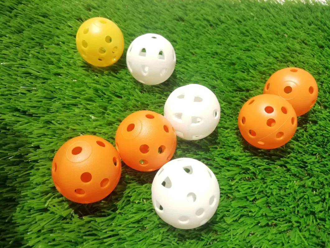 42mm 72mm Manufacturing Plastic Colored Indoor Golf Practice Sports Balls