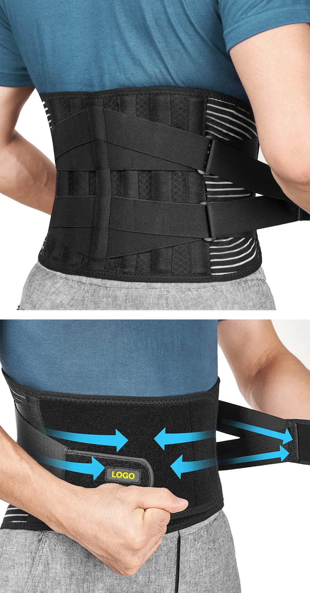 Adjustable Medical Waist Belt Lumbar Lower Back Brace Elastic Waist Belt Support