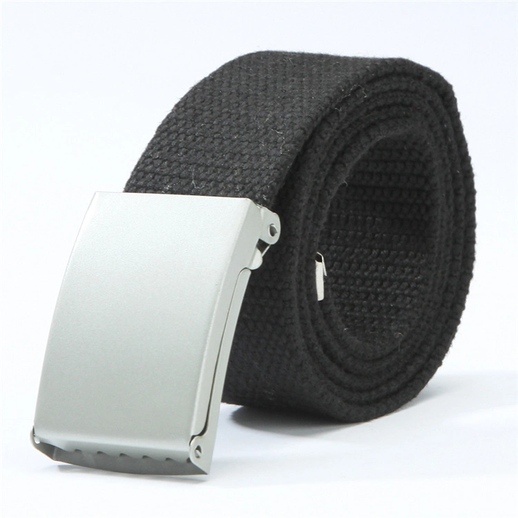 New Combat Canvas Duty Tactical Sport Belt Adjustable Outdoor Hook Loop Waistband Gym Belt